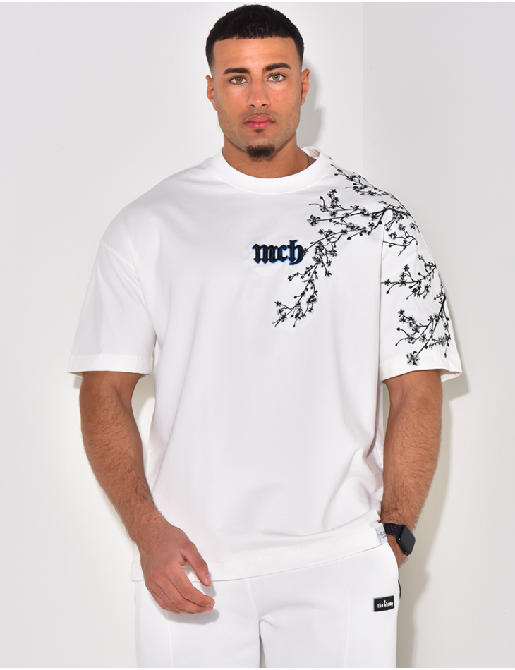 T-shirt "MCB" brodé