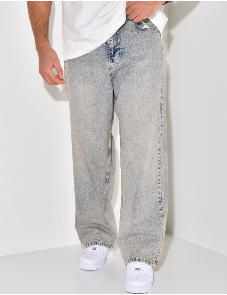 Jeans homme coupe large hotsell