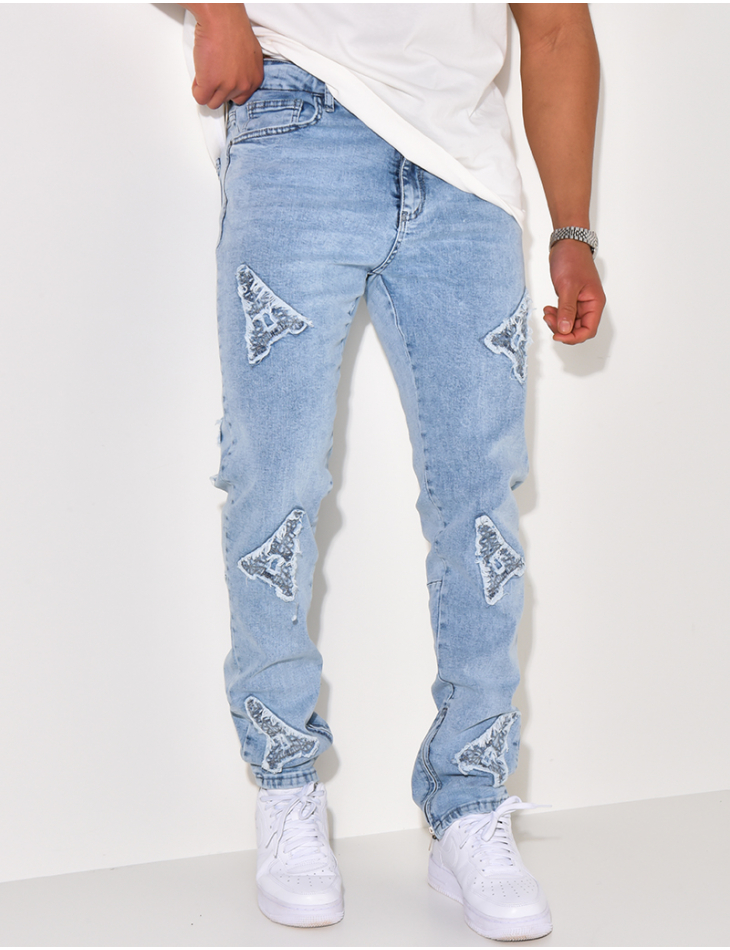 Jeans lettre "A"