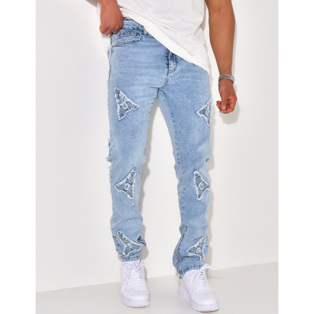 Jeans lettre "A"