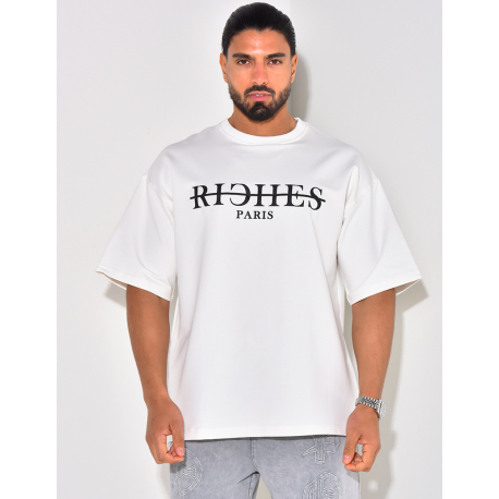 T-shirt "Riches Paris" barré