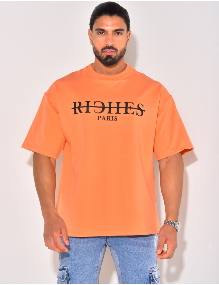 T-shirt "Riches Paris" barré