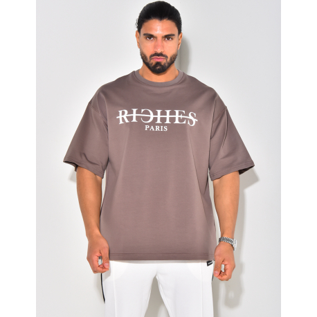 T-shirt "Riches Paris" barré