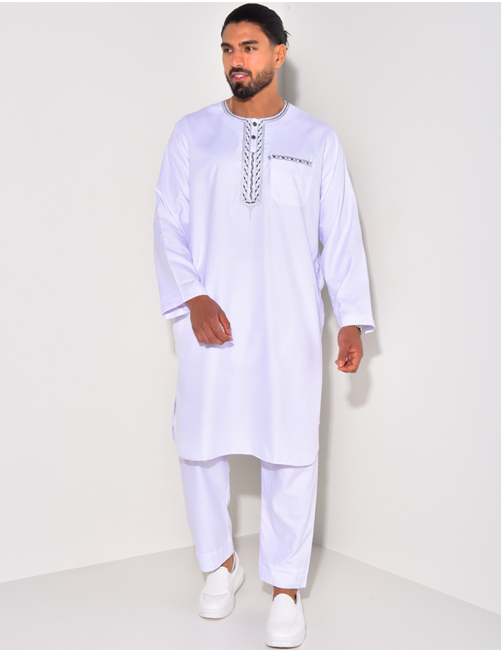 Ensemble qamis Pakistanais pantalon