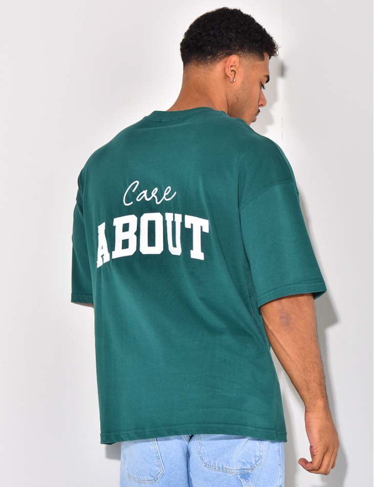 T-shirt "care about"