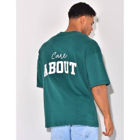 T-shirt "care about"