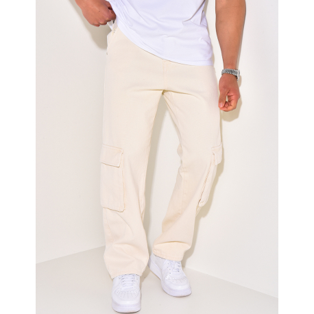 Pantalon cargo à poches 