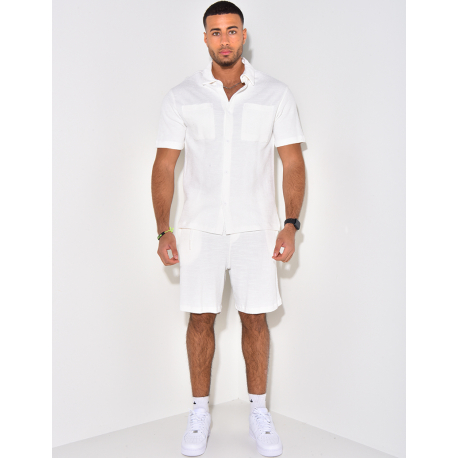 Ensemble short et chemise