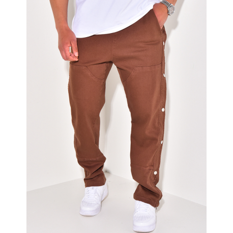 Pantalon cargo à pression