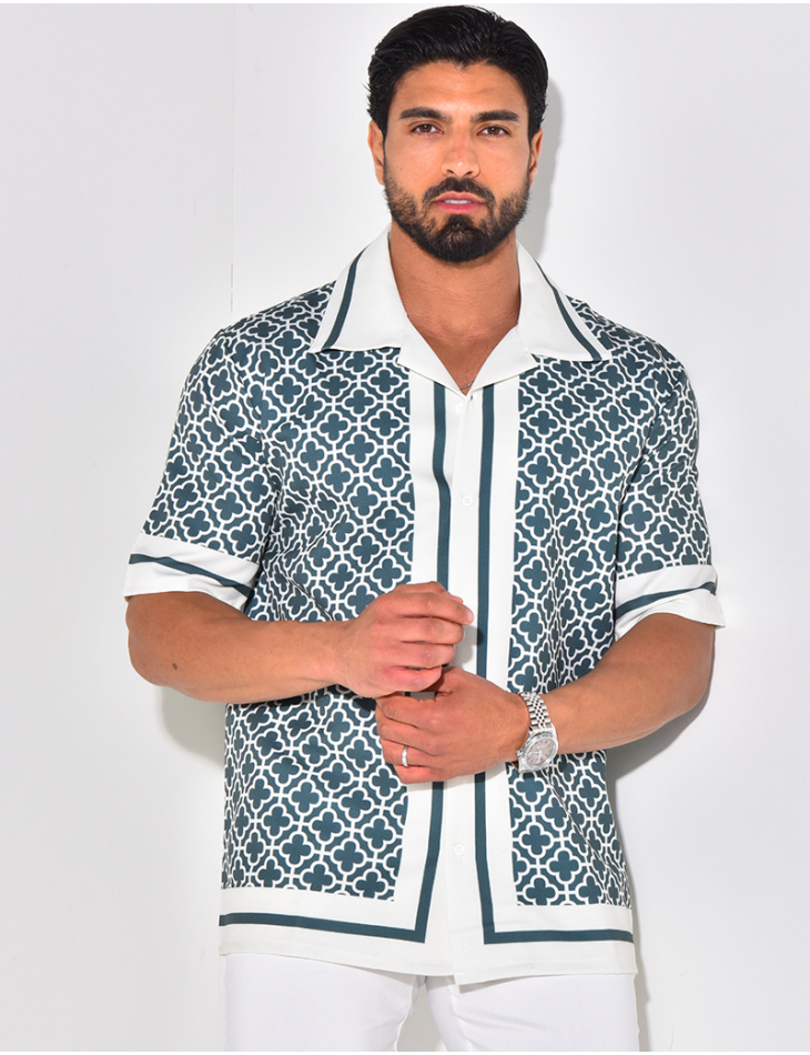 Chemise à motifs