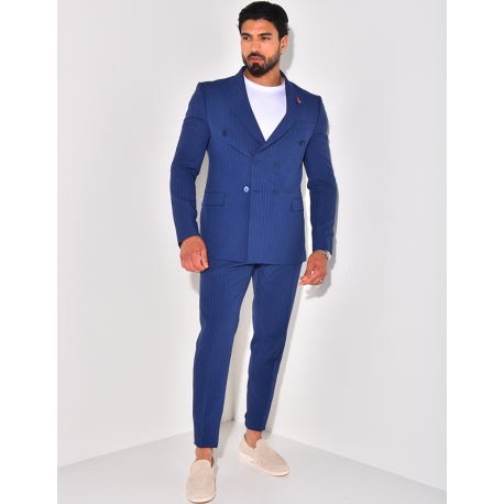 2-piece striped suit set