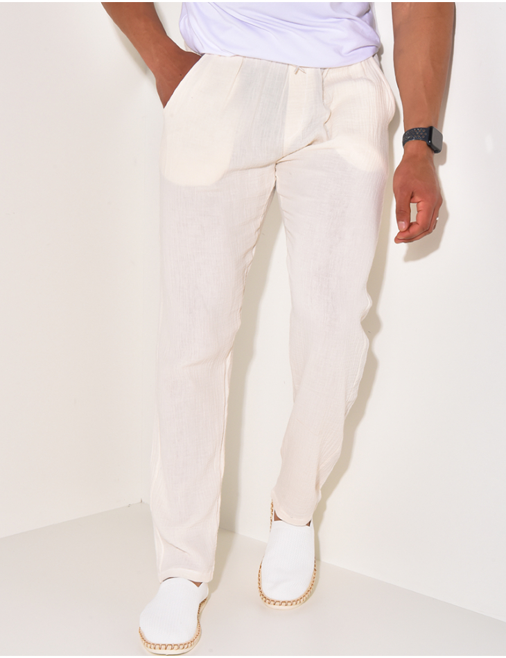 Pantalon en coton