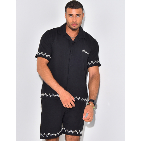 Ensemble short et chemise "Palermo"