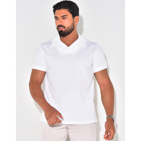 T-shirt col chemise