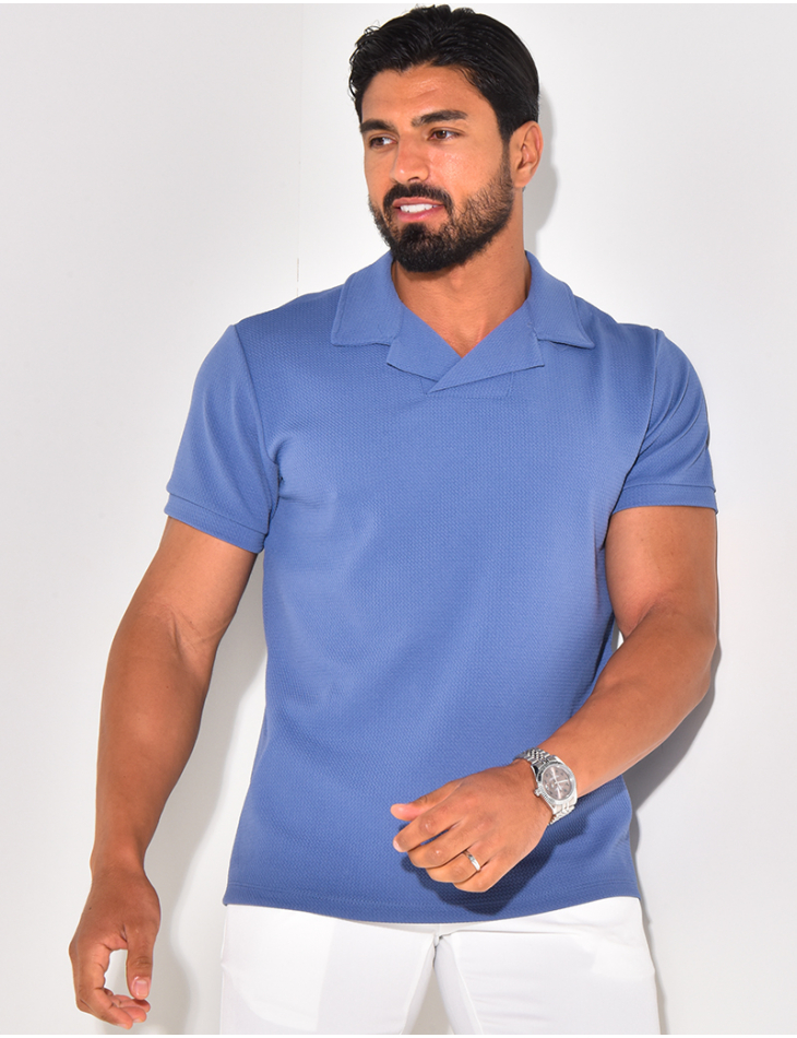 T-shirt col chemise