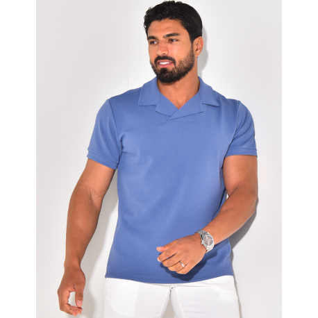 T-shirt col chemise