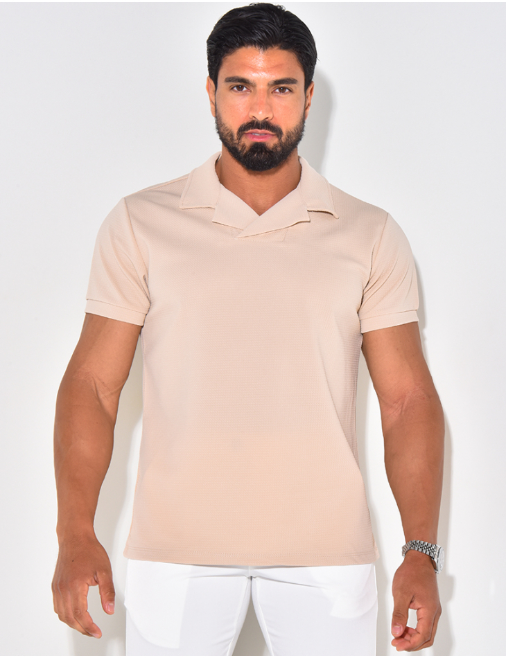 T-shirt col chemise