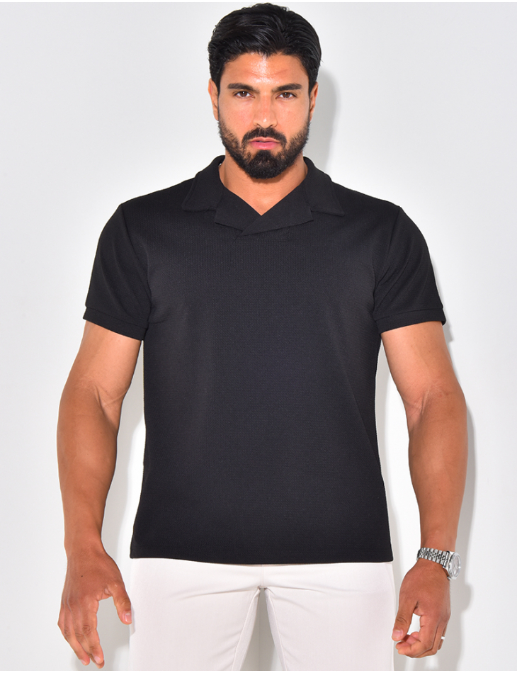 T-shirt col chemise