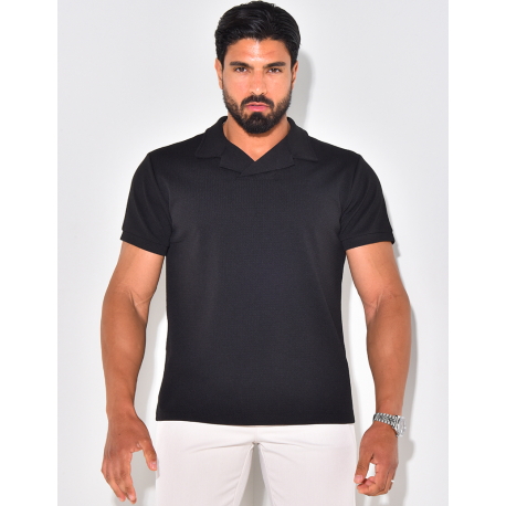 T-shirt col chemise