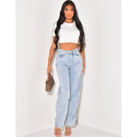 Jeans coupe droite