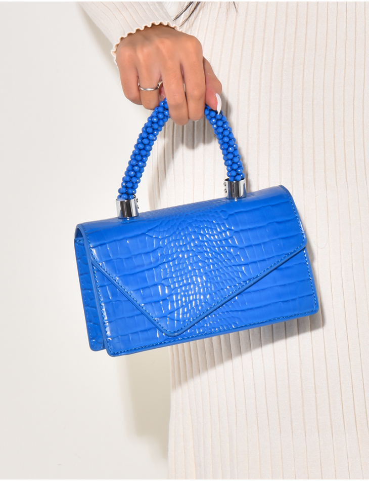 Mini sac en croco