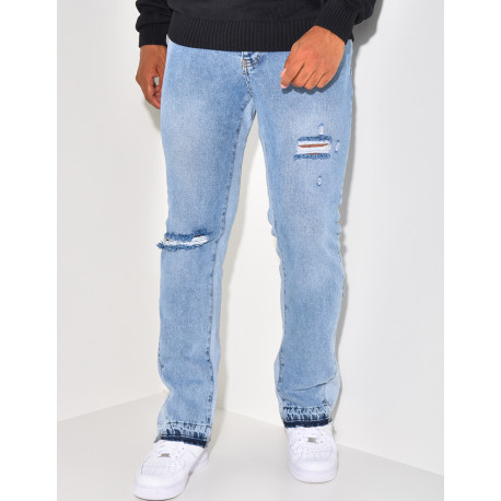 Flared Jeans Blau