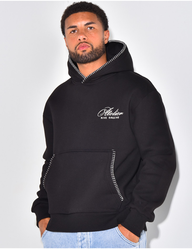 hooded sweatshirt ‘atelier RIVE GAUGE