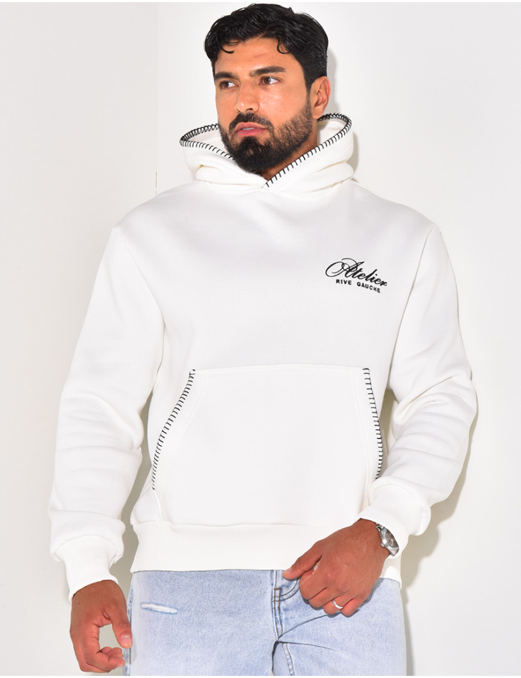 hooded sweatshirt ‘atelier RIVE GAUGE