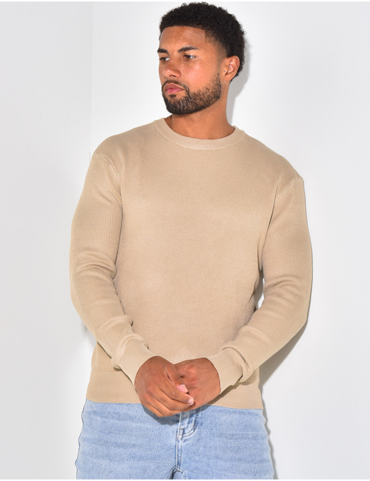 Round-neck jumper