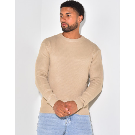 Round-neck jumper