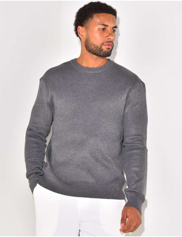 Round-neck jumper