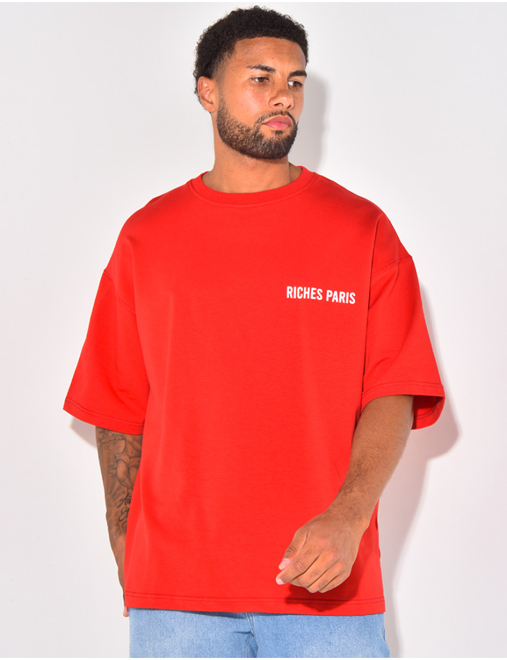 RICH PARIS RED T-SHIRT