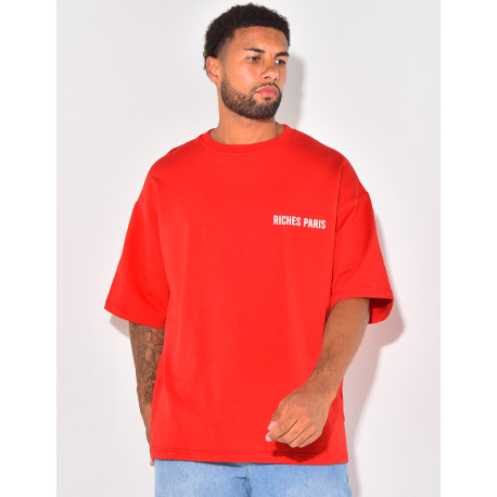 RICH PARIS RED T-SHIRT