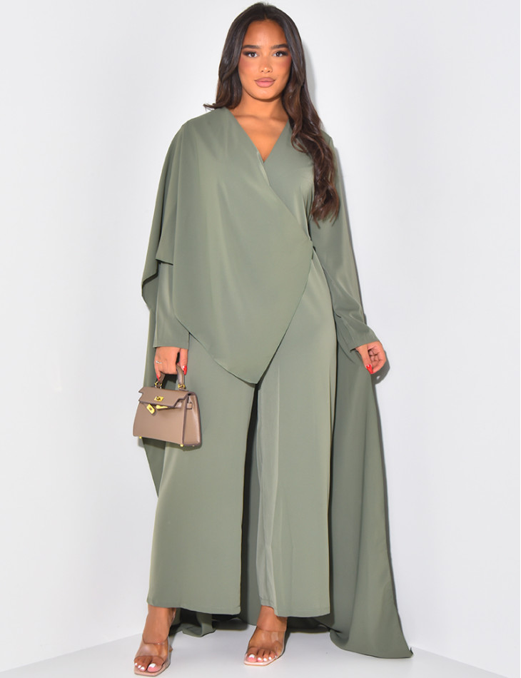 Cape jumpsuit