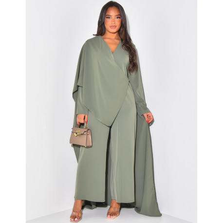 Cape jumpsuit