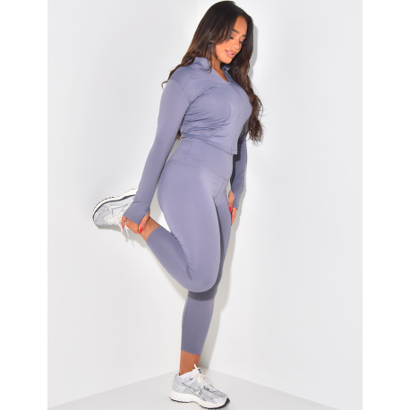 Ensemble de sport gilet et legging