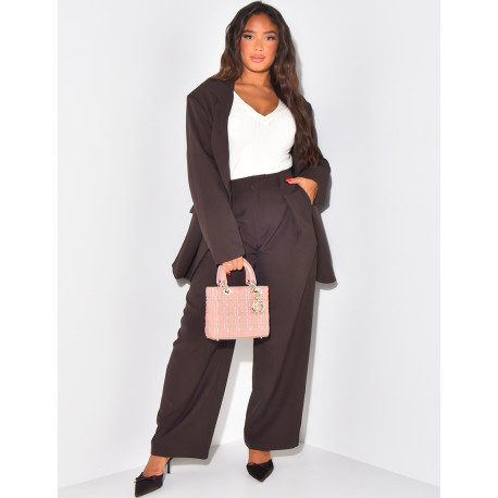 Tailored trousers with pleats