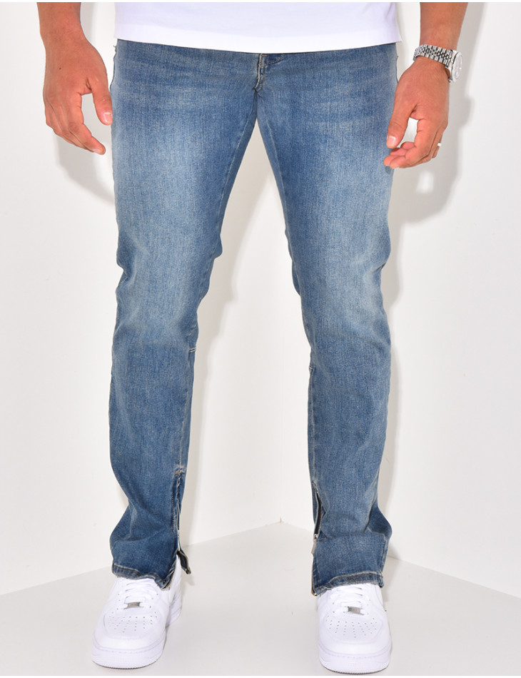 Ankle zip jeans