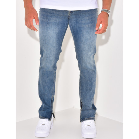 Ankle zip jeans