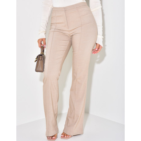 Pantalon de tailleur flare