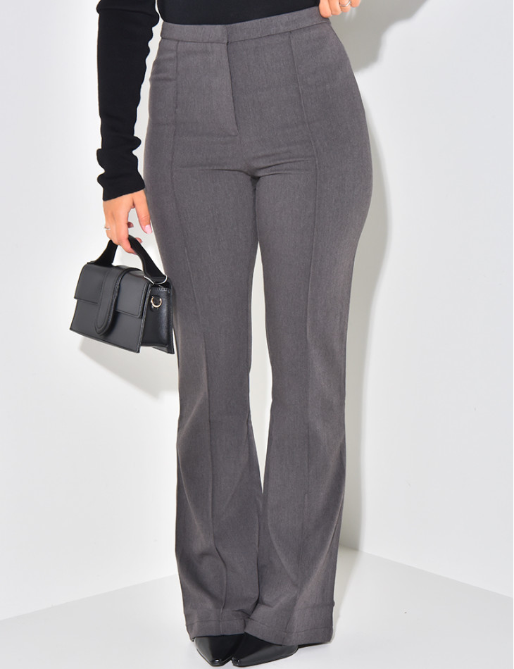 Flare suit trousers