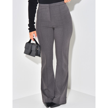 Pantalon de tailleur flare