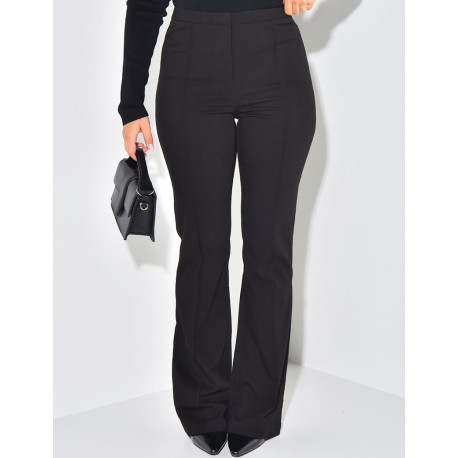 Pantalon de tailleur flare