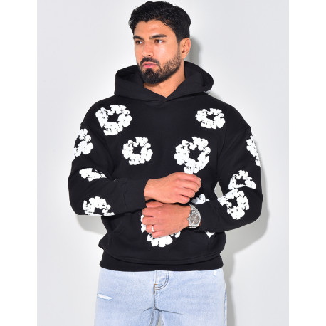 Sweat à fleurs