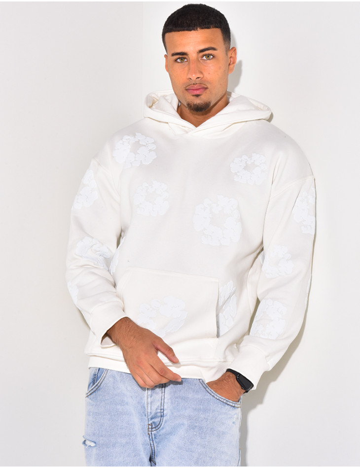 Sweatshirt mit Blume