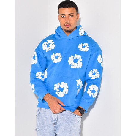 Sweatshirt mit Blume