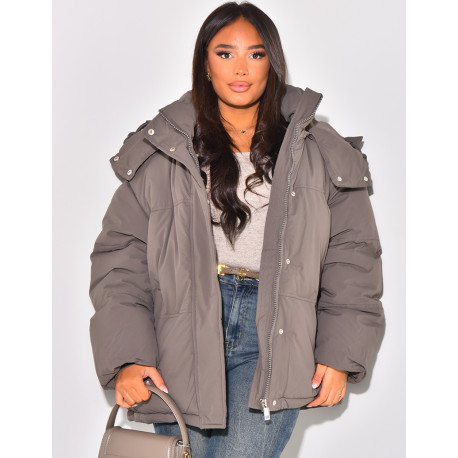 Gesteppte Oversize-Daunenjacke