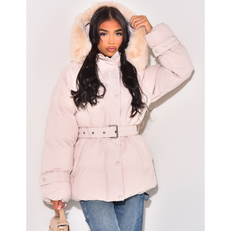 Faux Fur Padded Jacket