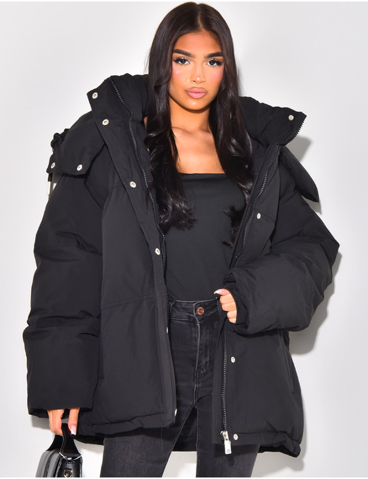 Gesteppte Oversize-Daunenjacke