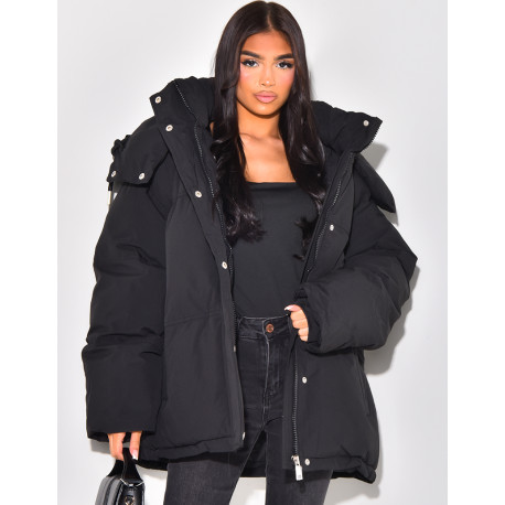 Gesteppte Oversize-Daunenjacke